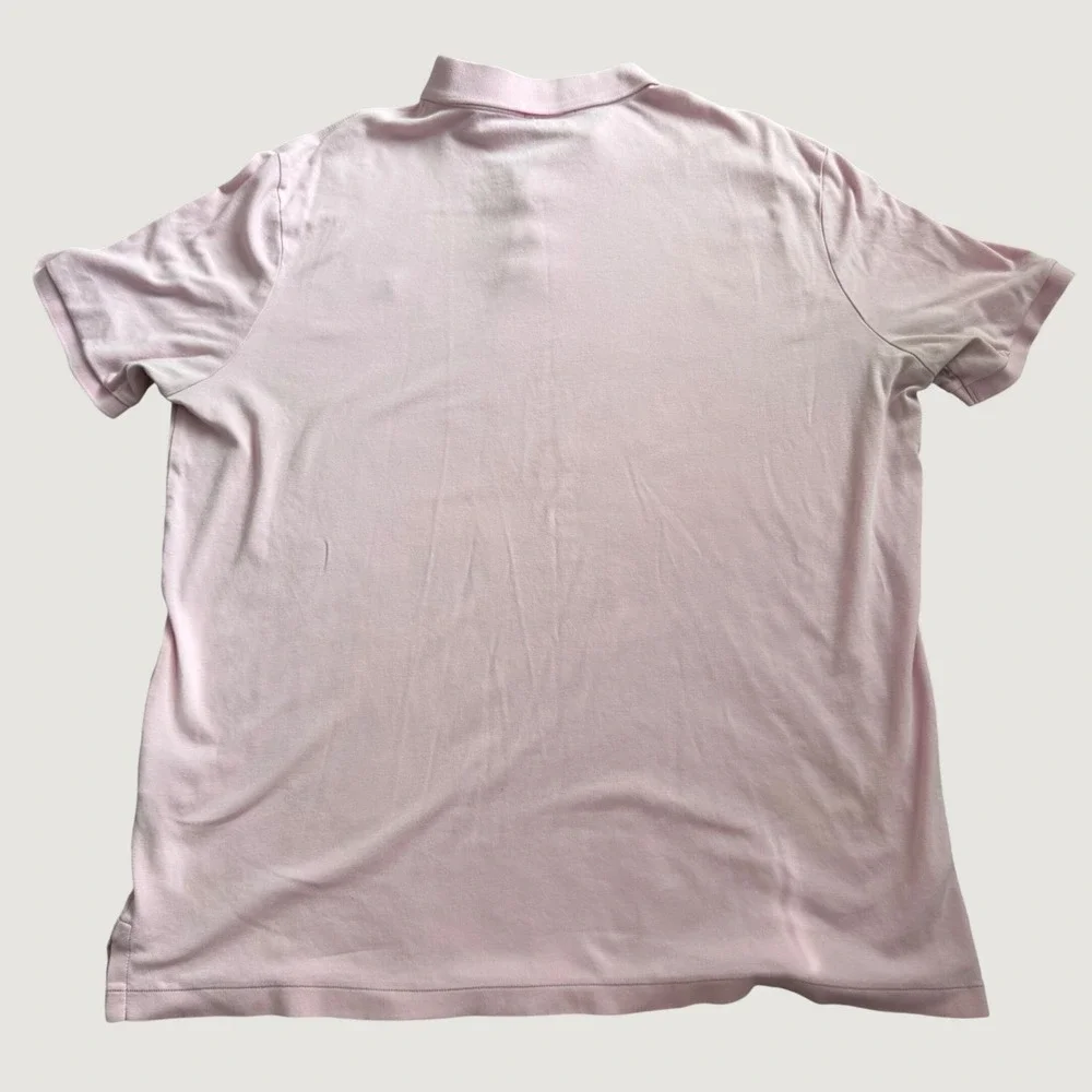 Polo Ralph Lauren Polo Shirt XL Classic Fit Short Sleeve Pink Cotton Interlock
